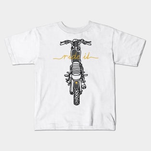 Ride it (Bright Color) Kids T-Shirt